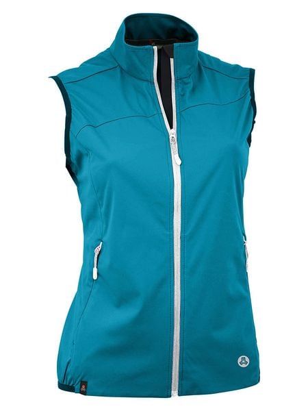 Maul Sport Kamizelka softshellowa w kolorze morskim rozmiar: 40. Niebieskie kamizelki Maul Sport, bez wzorów, bez kołnierzyka, bez ramiączek, bez kaptura. Za 309,95 zł.