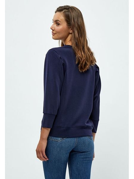 Peppercorn Bluza "Laila" w kolorze granatowym rozmiar: M. Niebieskie bluzy Peppercorn, m, bez wzorów, bez kaptura. Za 154,95 zł.