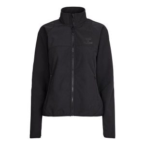 Kurtka damska Hummel Classic bee wo aki softshell. Czarne kurtki Hummel, bez wzorów, z softshellu, bez kaptura. Za 375,05 zł.