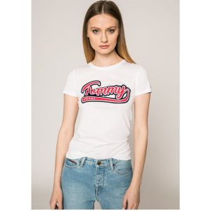 Tommy Jeans - Top. T-shirty marki Tommy Jeans. W wyprzedaży za 129,90 zł.