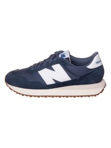 New Balance Skórzane sneakersy "237" w kolorze granatowym rozmiar: 40. Niebieskie trampki New Balance, bez wzorów, bez zapięcia. Za 338,21 zł.