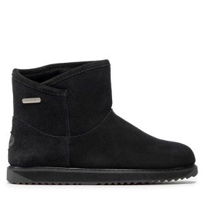 Śniegowce EMU Australia. Czarne buty zimowe EMU Australia, bez obcasa, bez zapięcia. Za 799,99 zł.