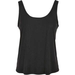 Damski tank top Urban Classics modal loose top. Czarne topy Urban Classics, bez wzorów, bez kołnierzyka, bez ramiączek. Za 104,00 zł.