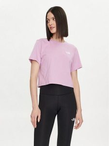 The North Face T-Shirt NF0A880N Różowy Regular Fit. Czerwone t-shirty The North Face, l, bez wzorów, z bawełny, bez kołnierzyka, bez ramiączek. Za 119,99 zł.