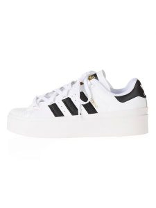 Adidas Sneakersy "Superstar Bonega" w kolorze biało-czarnym rozmiar: 36. Białe trampki ADIDAS, bez wzorów, bez zapięcia. Za 213,69 zł.