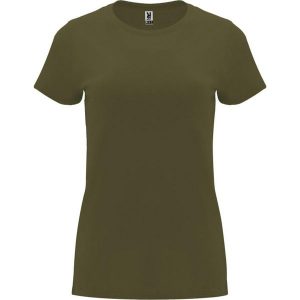 Damska Koszulka Z Krótkim Rękawem Capri. Zielone bluzki ROLY, xl, bez wzorów, sportowe, bez kołnierzyka, bez ramiączek. Za 33,99 zł.