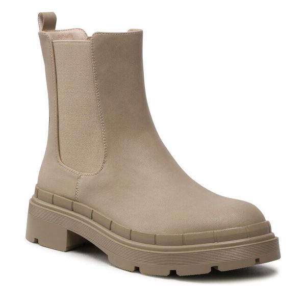 Sztyblety Jenny Fairy. Brązowe botki Jenny Fairy, bez wzorów, bez obcasa, na płaskiej podeszwie, bez zapięcia. Za 169,99 zł.