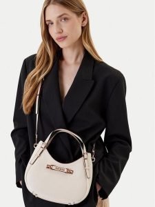 Guess Torebka Lefia HWBG96 44050 Biały. Białe torebki klasyczne Guess, z aplikacjami, ze skóry, bez dodatków. Za 309,99 zł.