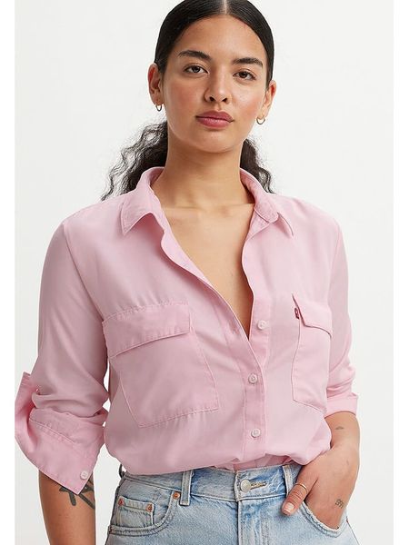 Levi's Bluzka w kolorze jasnoróżowym rozmiar: M. Różowe bluzki Levi's®, m, bez wzorów, z lyocellu, bez kołnierzyka, bez ramiączek. Za 140,86 zł.