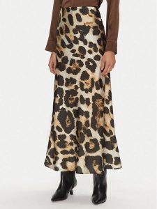 Imperial Spódnica midi GHN4ISO Brązowy Regular Fit. Brązowe spódnice Imperial, xl, bez wzorów, z syntetyku, midi. Za 219,99 zł.