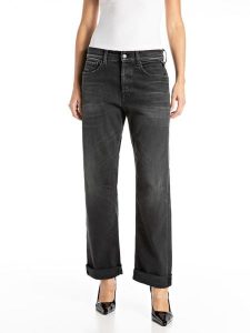 Replay Dżinsy - Relaxed fit - w kolorze czarnym rozmiar: W27/L30. Czarne jeansy Replay, z aplikacjami. Za 371,45 zł.