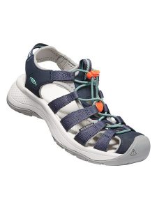 Keen Sandały "Astoria West" w kolorze szarym do wody rozmiar: 37. Szare sandały Keen, bez wzorów, z gumy, bez obcasa, na płaskiej podeszwie, bez zapięcia. Za 143,90 zł.