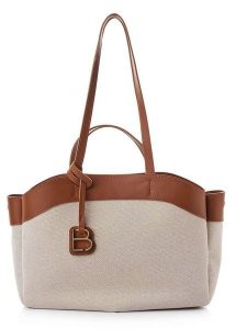 Lucky Bees Shopper bag w kolorze jasnobrązowo-beżowym - 42 x 22 x 19 cm rozmiar: onesize. Brązowe shopper bag Lucky Bees, bez wzorów, z materiału, na ramię, bez dodatków. Za 112,45 zł.