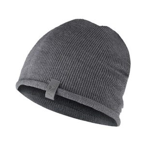 Czapka Lifestyle knitted Lekey przejściowa. Szare czapki Buff, bez wzorów, z dzianiny. Za 77,99 zł.