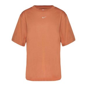 Koszulka damska Nike Sportswear Essential. Brązowe bluzki Nike, xs, bez wzorów, sportowe, bez kołnierzyka, bez ramiączek. Za 149,99 zł.