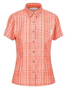 Regatta Koszula "Mindano VI" w kolorze pomarańczowym rozmiar: 36. Pomarańczowe koszule Regatta, bez wzorów, bez kołnierzyka, bez ramiączek. Za 56,66 zł.