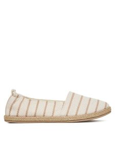 JENNY Espadryle KAYLA WSK1609-05 Beżowy. Brązowe espadryle Jenny, bez wzorów, z materiału, bez obcasa. Za 59,99 zł.