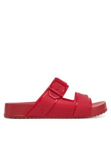 Melissa Klapki Melissa Cozy Connection Slide Ad M 35832 Czerwony. Czerwone klapki Melissa, bez wzorów, z tworzywa sztucznego, bez obcasa. Za 199,99 zł.
