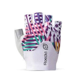 Mitenki damskie Roeckl Deleni 2. Białe rękawiczki Roeckl, bez wzorów. Za 301,00 zł.