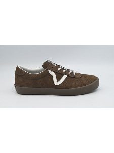 Vans Skórzane sneakersy w kolorze khaki rozmiar: 35. Brązowe trampki Vans, bez wzorów, bez zapięcia. Za 193,45 zł.