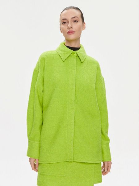 Samsøe Samsøe Kurtka przejściowa Inez F23400011 Zielony Oversize. Zielone kurtki Samsøe & Samsøe, m, bez wzorów, z syntetyku, bez kaptura. Za 589,99 zł.