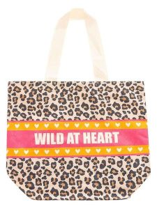 Zwillingsherz Shopper bag "Wild at Heart" ze wzorem - 36 x 46 cm rozmiar: onesize. Shopper bag Zwillingsherz, bez wzorów, z materiału, na ramię, bez dodatków. Za 60,99 zł.