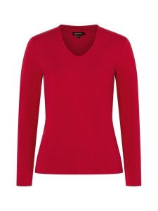 More & More Koszulka w kolorze czerwonym rozmiar: 44. Czerwone bluzki More & More, bez wzorów, bez kołnierzyka, bez ramiączek. Za 74,11 zł.