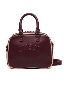 Guess Torebka V6BZ03 W4541 Bordowy. Czerwone torebki klasyczne Guess, z aplikacjami, ze skóry, bez dodatków. Za 294,99 zł.