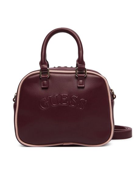 Guess Torebka V6BZ03 W4541 Bordowy. Czerwone torebki klasyczne Guess, z aplikacjami, ze skóry, bez dodatków. Za 294,99 zł.