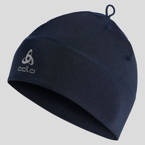 Czapka Odlo Hat POLYKNIT WARM ECO. Niebieskie czapki ODLO, bez wzorów, z elastanu. Za 106,39 zł.