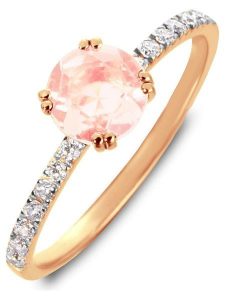 Les Petites Précieuses Pozłacany pierścionek z kwarcem i cyrkoniami rozmiar: 54. Czerwone pierścionki Les Petites Précieuses, z cyrkonią, pozłacane. Za 86,99 zł.