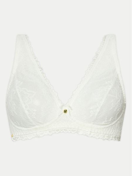 Selmark Biustonosz bezfiszbinowy Penelope 31010 Biały. Białe biustonosze Selmark, bez wzorów, z syntetyku. Za 159,99 zł.