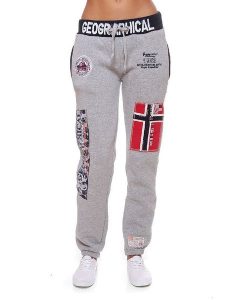 Geographical Norway Spodnie dresowe "Myer" w kolorze szarym rozmiar: XL. Szare spodnie dresowe Geographical Norway, xl, bez wzorów, z dresówki. Za 96,60 zł.