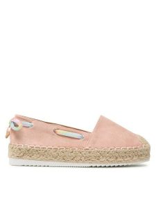 Jenny Fairy Espadryle WSS20530-01 Różowy. Czerwone espadryle Jenny Fairy, bez wzorów, z materiału, bez obcasa. Za 59,99 zł.