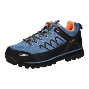 Damskie buty trekkingowe górskie ze skóry zamszowej VIBRAM CMP MOON LOW. Czarne buty trekkingowe CMP, ze skóry, bez zapięcia. W wyprzedaży za 449,99 zł.