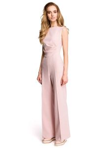 Stylove Kombinezon w kolorze jasnoróżowym rozmiar: XL. Różowe kombinezony Stylove, xl, bez wzorów, bez kołnierzyka, bez ramiączek. Za 180,06 zł.