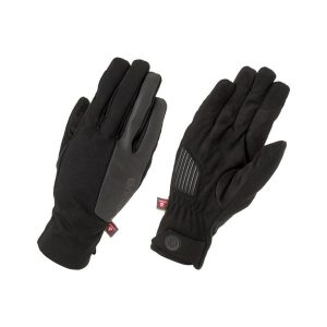 Weatherproof Gloves. Czarne rękawiczki AGU, bez wzorów, z materiału. Za 431,50 zł.