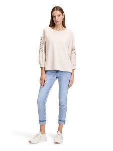 Betty Barclay Bluza w kolorze kremowym rozmiar: 38. Brązowe bluzy Betty Barclay, bez wzorów, bez kaptura. Za 107,86 zł.