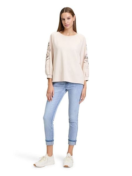 Betty Barclay Bluza w kolorze kremowym rozmiar: 38. Brązowe bluzy Betty Barclay, bez wzorów, bez kaptura. Za 107,86 zł.