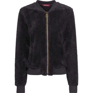 Bluza z polaru "baranek" bonprix czarny. Bluzy marki 4f. Za 59,99 zł.
