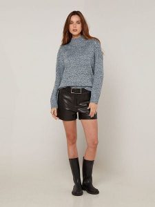 Rodier Sweter w kolorze granatowym rozmiar: XL. Niebieskie swetry oversize Rodier, xl, bez wzorów, z wełny, bez ramiączek. Za 252,99 zł.