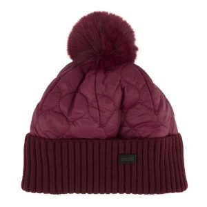 Unisex czapka zimowa Beanie. Fioletowe czapki Regatta, bez wzorów, eleganckie. Za 52,99 zł.