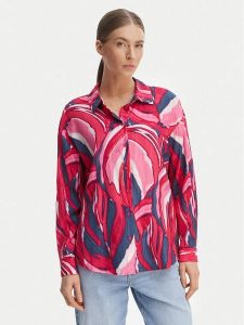 Vero Moda Koszula Vera 10338761 Różowy Regular Fit. Czerwone koszule Vero Moda, s, bez wzorów, z wiskozy, bez kołnierzyka, bez ramiączek. Za 169,99 zł.