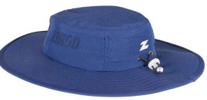 Kapelusz Z3R0D. Niebieskie kapelusze ZEROD, z aplikacjami, z bawełny, eleganckie. Za 329,00 zł.