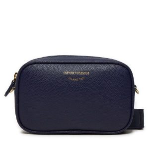 Torebka Emporio Armani. Niebieskie listonoszki Emporio Armani, bez wzorów, bez dodatków. Za 699,99 zł.
