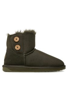 EMU Australia Śniegowce Piction W13141 Zielony. Zielone buty zimowe EMU Australia, ze skóry, bez obcasa, bez zapięcia. Za 699,99 zł.