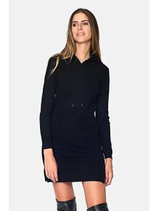 C& Jo Sukienka dzianinowa w kolorze czarnym rozmiar: 36. Czarne sukienki C& Jo, bez wzorów, z dzianiny, klasyczne, bez kołnierzyka, bez ramiączek, mini. Za 232,95 zł.