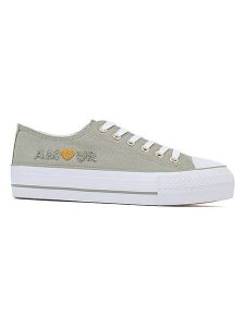 Sixth Sens Sneakersy w kolorze khaki rozmiar: 36. Brązowe trampki Sixth Sens, bez wzorów, bez zapięcia. Za 114,17 zł.