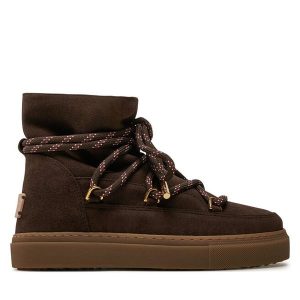 Śniegowce Inuikii. Brązowe buty zimowe Inuikii, bez obcasa, bez zapięcia. Za 809,99 zł.