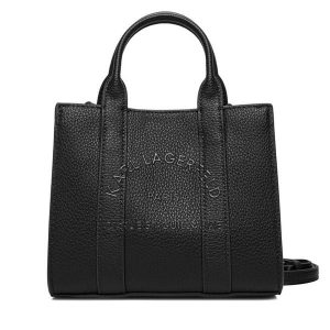 Torebka KARL LAGERFELD. Czarne torebki klasyczne KARL LAGERFELD, bez wzorów, bez dodatków. Za 519,99 zł.